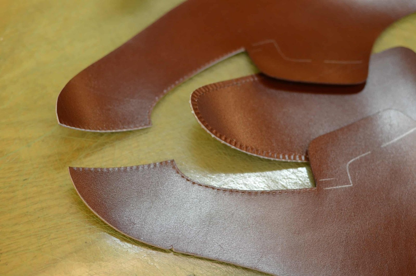 Ready for hand stitching.